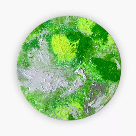 Ein Gemälde (grün)